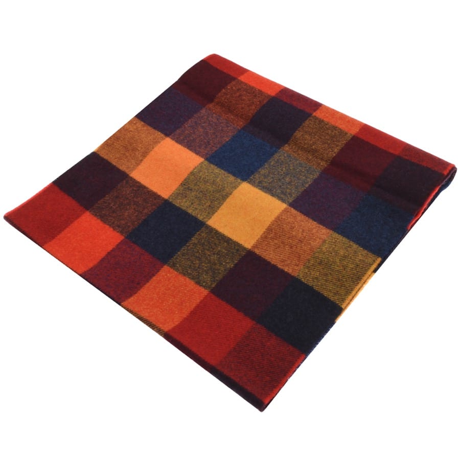 Alternative Image for ProductGant Twill Checked Wool Scarf Red2